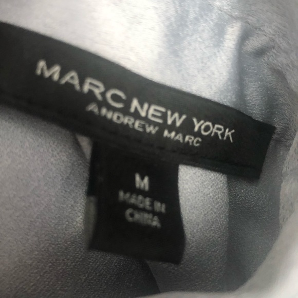Marc New York silver balloon sleeve blouse - Picture 7 of 7